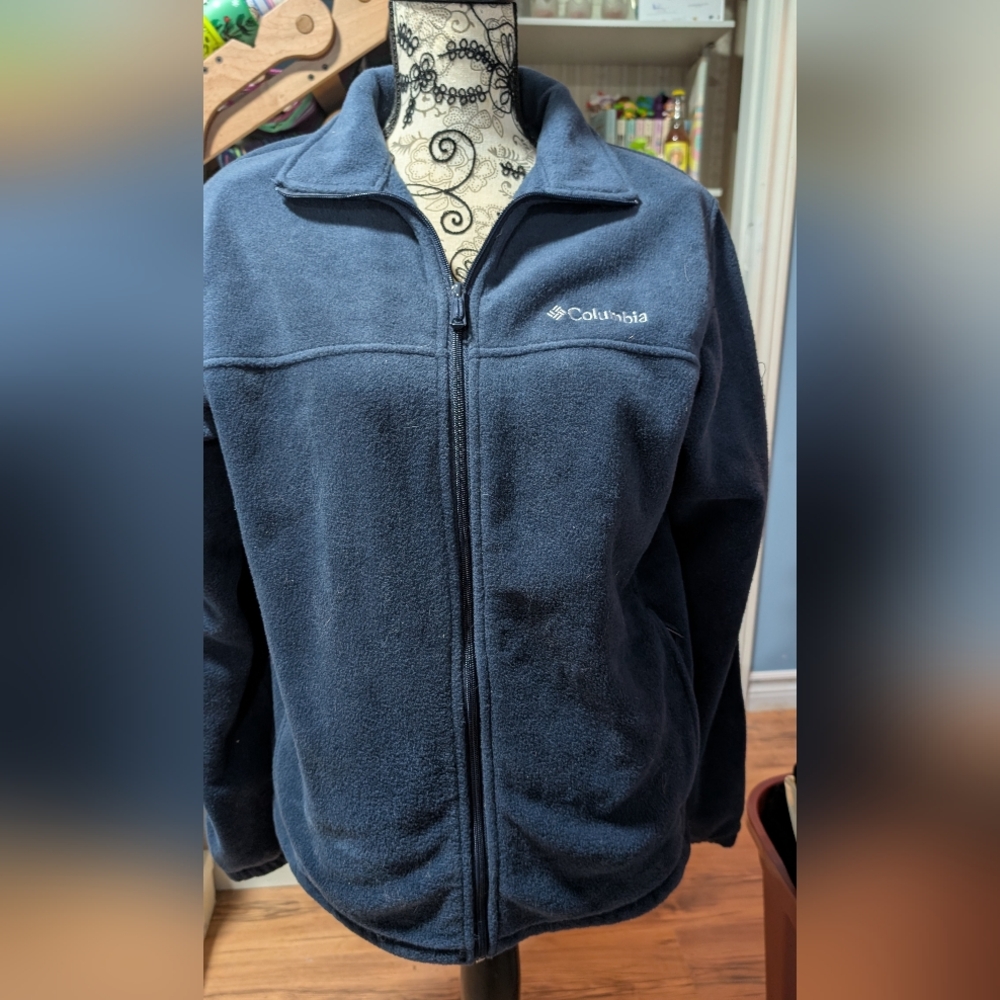 Columbia Dark Blue Fleece Jacket